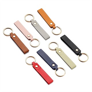 St.kunkka 5Pcs Itália ecológico Metal Couro Chaveiro Argola Presentes para Dia dos Pais