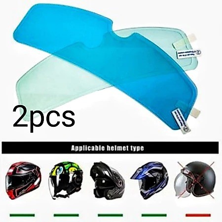 Película De Capacete À Prova De Chuva / Motocicleta / Hd / Lente Filme Anti Embaçamento