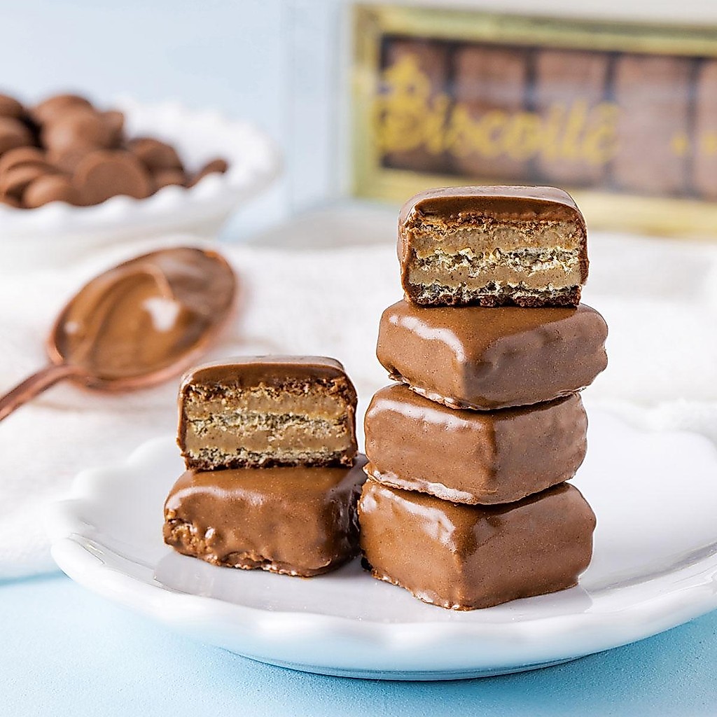 Tijolinho Wafer Castanha Caju Chocolate 120g | Biscoitê