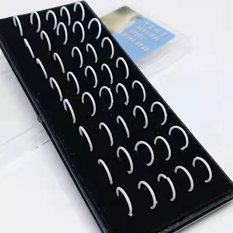 Piercing de Nariz Argolinha Branca Silicone Flexíveis Argola Masculino Feminino