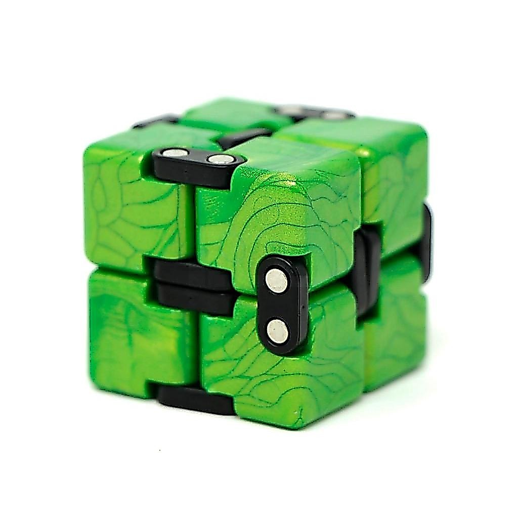 Infinity Cube QiYi Verde Fidget Articulado Antiestresse