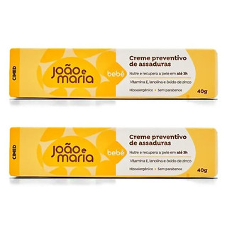 KIT C/ 2UN POMADA DE BEBE JOAO E MARIA CIMED 40G