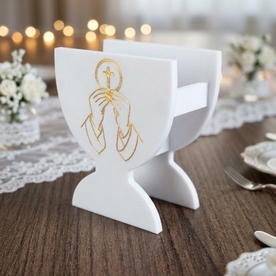 Lembrancinha de Primeira Comunhão Personalizada, Cálice, Eucaristia, Lembrança igreja
