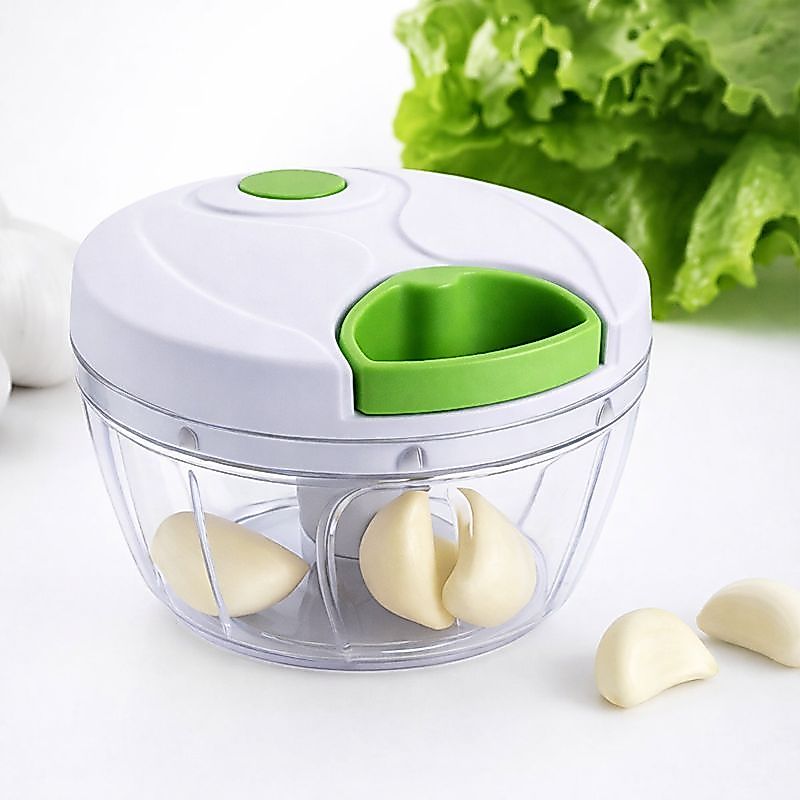 Processador Manual para  Alho Cebola de Cozinha Profissional Temperos Rápido Prático Resistente