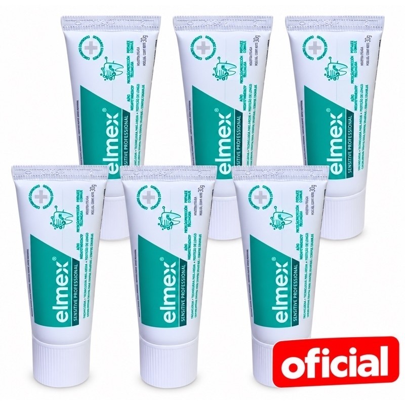 pasta de dente kit 6un Elmex Sensitive 30g