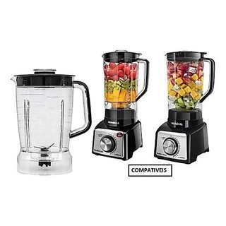 Copo Liquidificador Mondial L1000 Preto L-1000w Inox 12vel