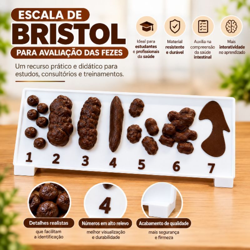 Escala de Bristol Nutrição Modelo Educativo para Consultórios e Clínicas