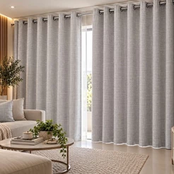 CORTINAS LINHO BLACKOUT 100 % (FORRO EM TECIDO)