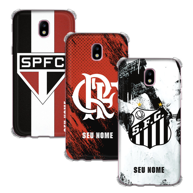 Capinha Personalizada Times Nacionais para Samsung Galaxy J5 com nome
