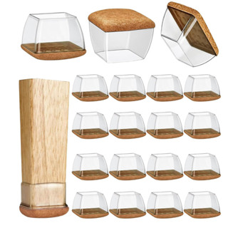 Kit 8/16 Pé Cadeira Quadrado Pezinho Silicone Pes Feltro em Oferta na Shopee