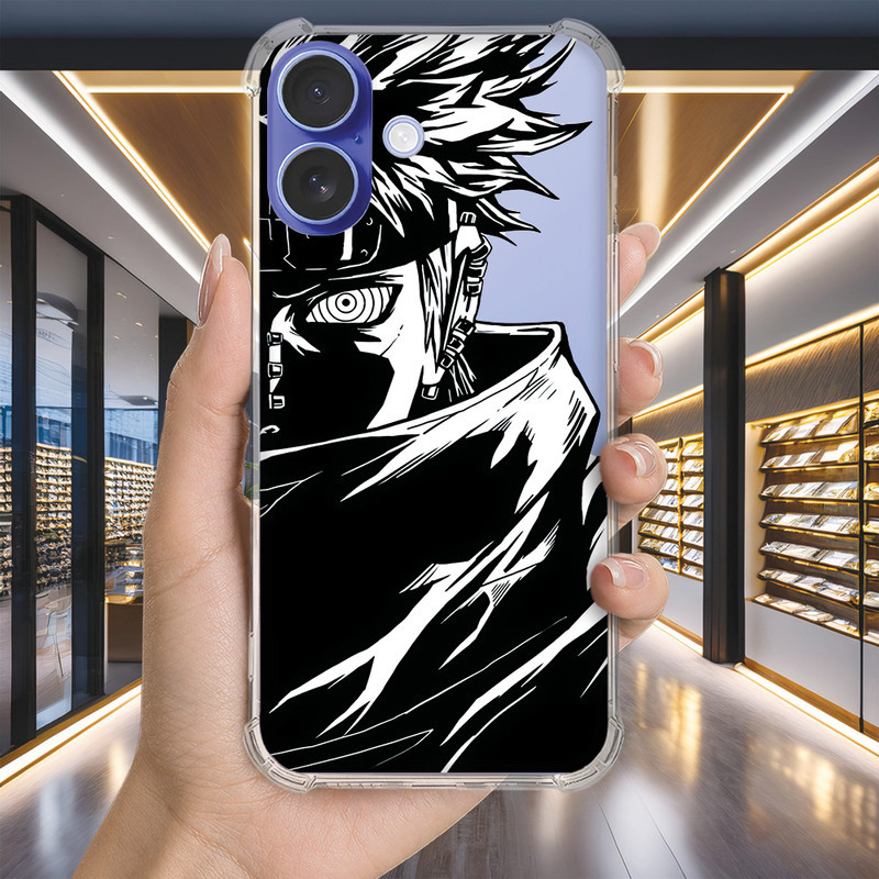 Capa Capinha IPHONE 16 PRO MAX PLUS 16e 15 14 13 MINI Anti-impacto Personalizada anime UZUMAKI (2570)