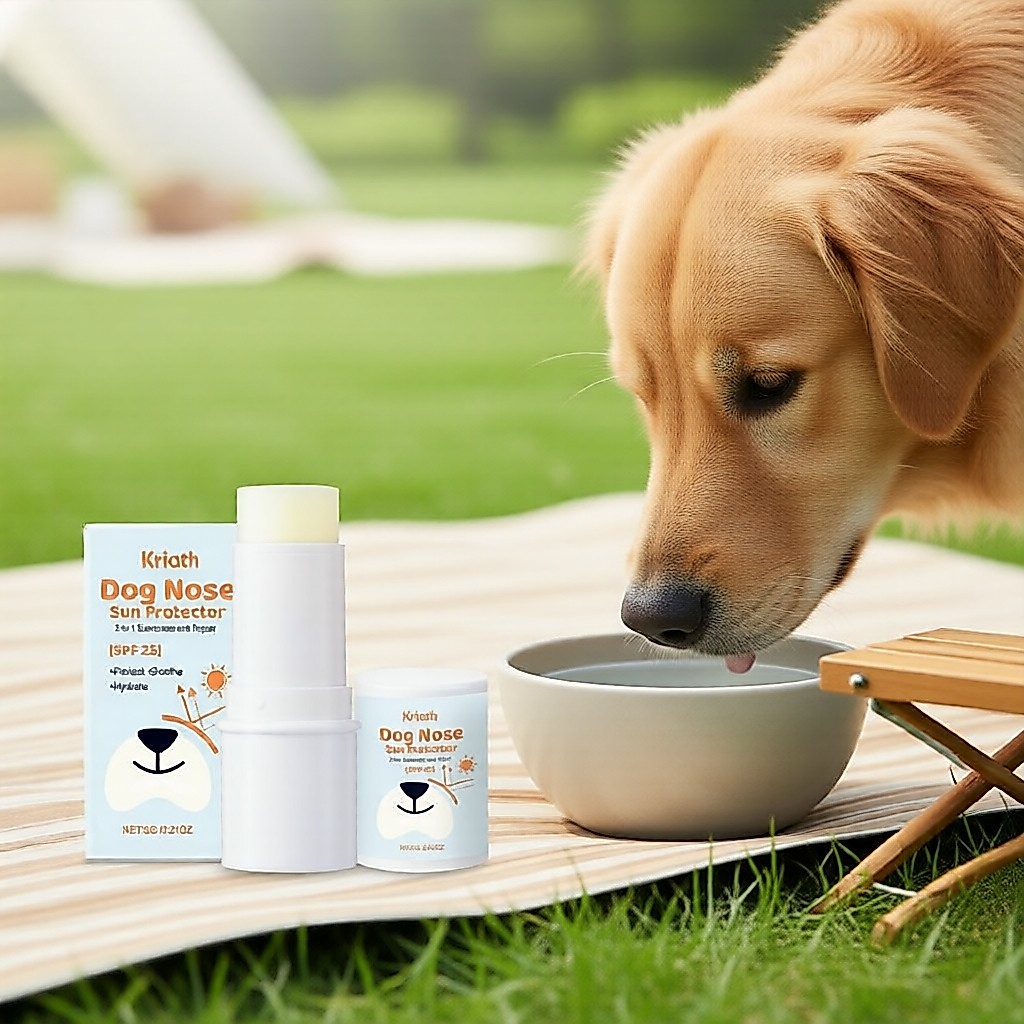 Bastão Bálsamo Solar para Cães, 6g Protetor UV para Nariz e Orelhas ao Ar Livre
