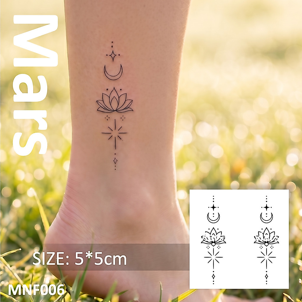 Mars Tattoonova Tecnologia Mágica , Longa Duração 2 Semanas , Tatuagem Semi-Permanente Temporária , Adesivo De Falsa , L