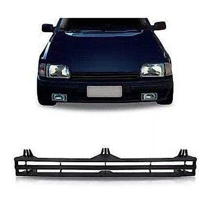 Grade Frontal Radiador Apolo 1990 1991 1992 Versão Sport Preta