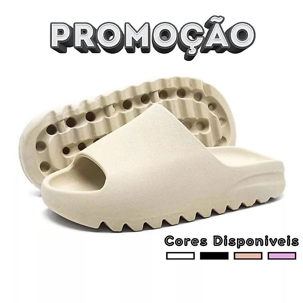 Chinelo Slide Yeeze Unissex Nuvem Infantil e Adulto Antiderrapante Ortopédico Confortável