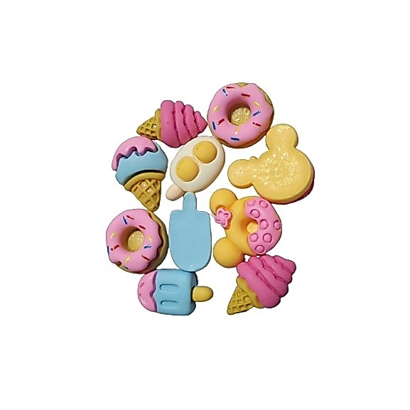 Aplique Para Chaveiro Doces - Com 10 unidades