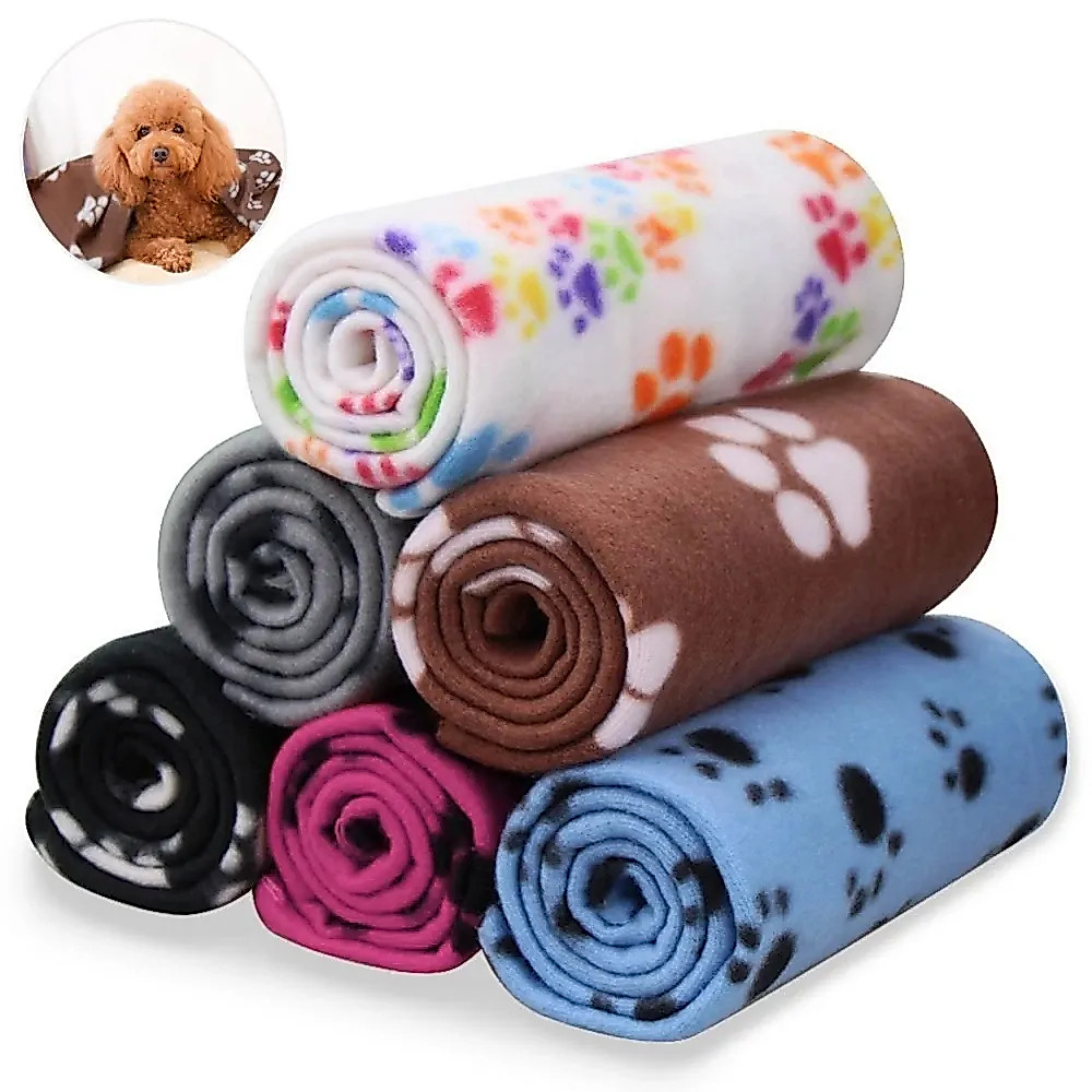 Kit 3 Cobertor Grande Pet Manta Para Cães e Gatos 80x60 Frio Inverno