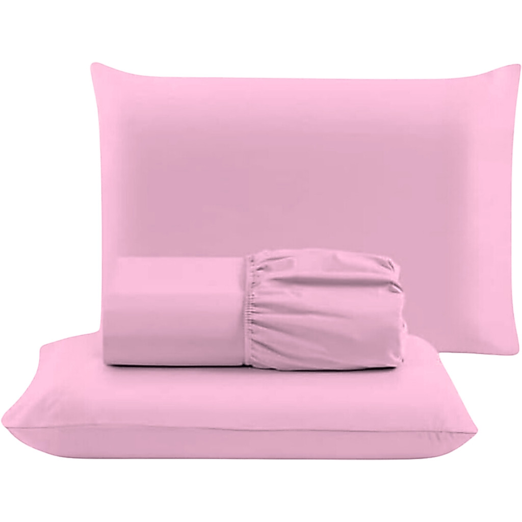 Lençol Avulso Com Elástico Cama Solteiro Casal Queen Microfibra 170 Fios Diversos Tamanhos