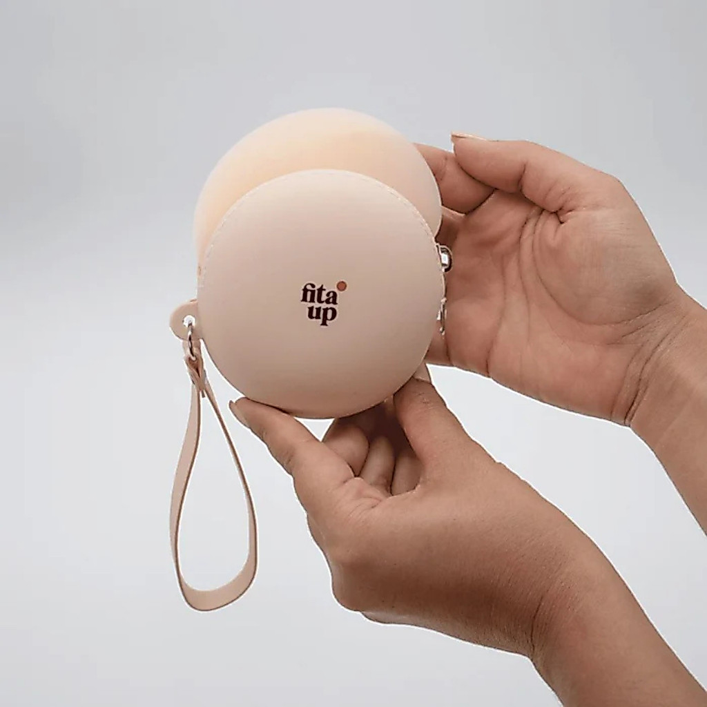 Case Protetor De Silicone 8cm Para Protetores Seios Fita Up agora é Toda Up