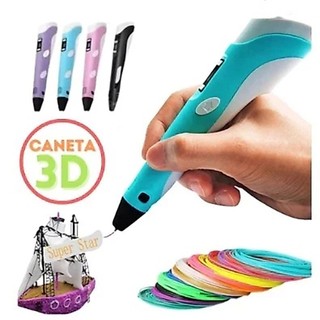 Manual de impressora de caneta 3D, incluindo consumíveis DIY, consumíveis de plástico de segurança para crianças