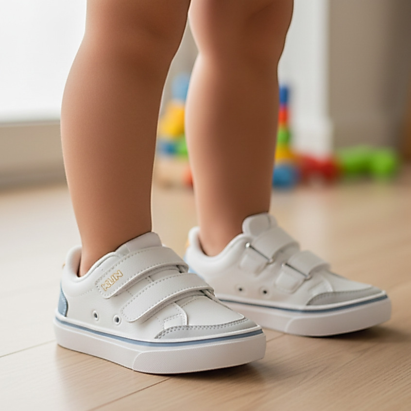 Tênis Infantil Klin Freestyle Sapatênis Original Tiral Autocolante Fácil de Calçar Confortável
