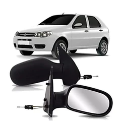 Retrovisor Palio 2004/2010 4 portas Com Controle Unidade ou Par