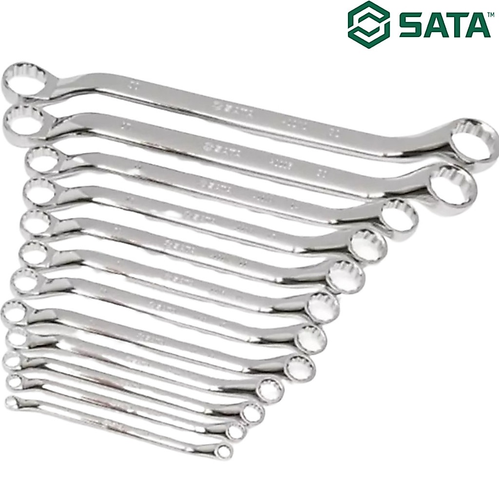 Jogo de Chaves Estrela 12 Peças Métrico – Sata ST08007G