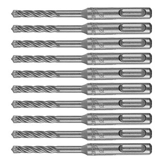 Kit 10 Brocas SDS Plus MTX 6x110mm Uso Profissional Concreto Alvenaria Parede