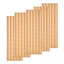 Kit 5 Telha PVC Precon Plan Marfim 2,42x0,88