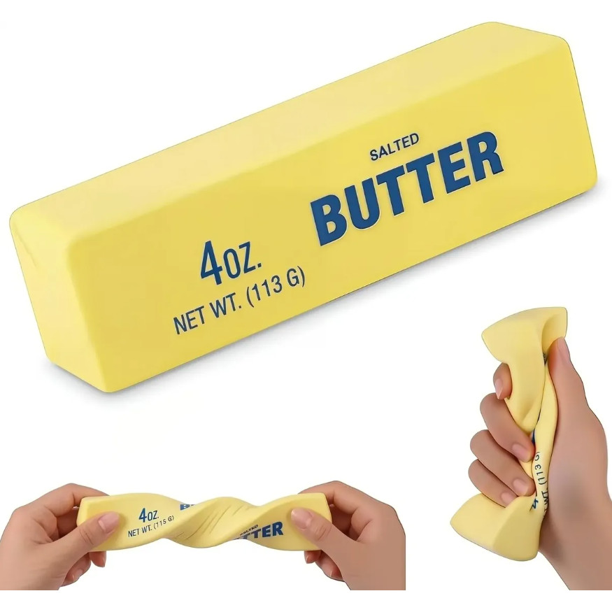 Squishy Butter Barra De Manteiga Brinquedo de Apertar com Aroma de Manteiga Super Maciopara Alívio do Estresse
