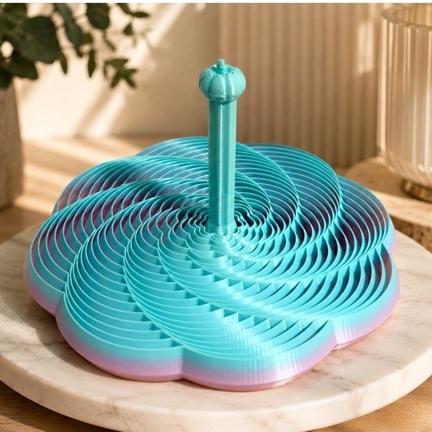 Brinquedo Sensorial Flor Expansível 16cm Antiestresse Coordenação Motora Montessori