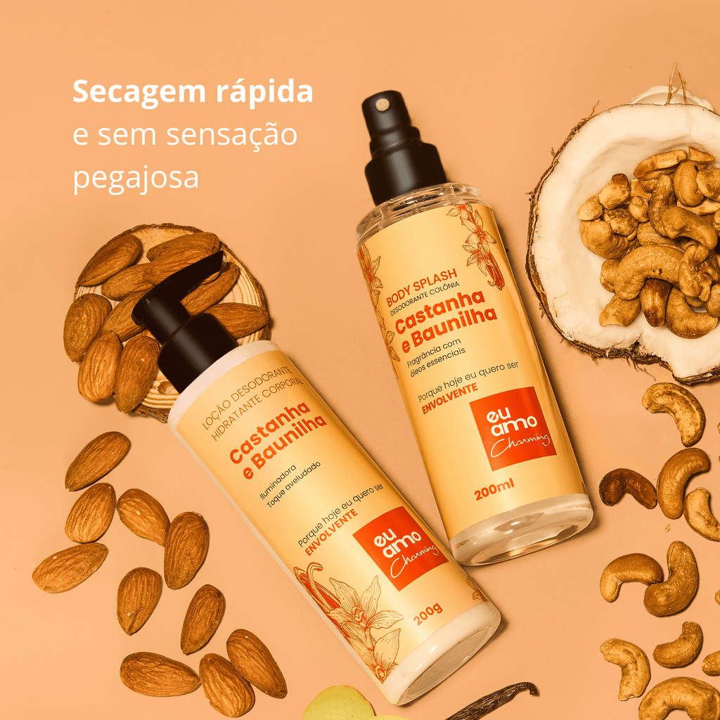 Eu Amo Charming Body Splash Castanhas e Baunilha 200ml — imagem 2 de 2