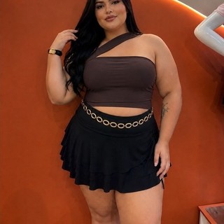 croped femenino plus size, croped femenino,Croped faixa