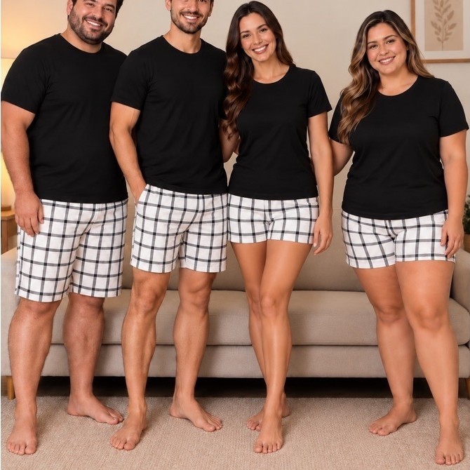 Pijama Malha Tamanho grande Plus size