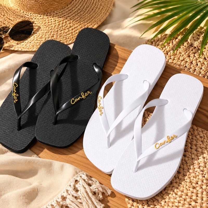 Kit 2 Pares Chinelo Feminino Rasteira Confortável Leve Casual Verão Dia a Dia Antiderrapante Lançamento Praia