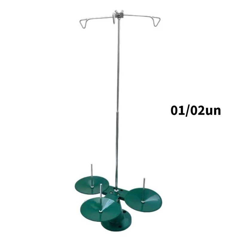 01/02 Porta Fio Plastico 3 Cones Para Overlock Sequinha GN1