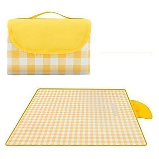 Toalha Camping Dobrável Impermeável 148x198cm Polietileno TNT Sortida TOP RIO