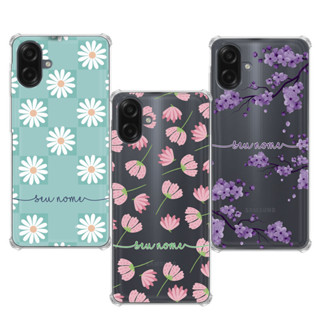 Capinha compatível com Samsung Galaxy A07 - Flores e Corações em Oferta na Shopee