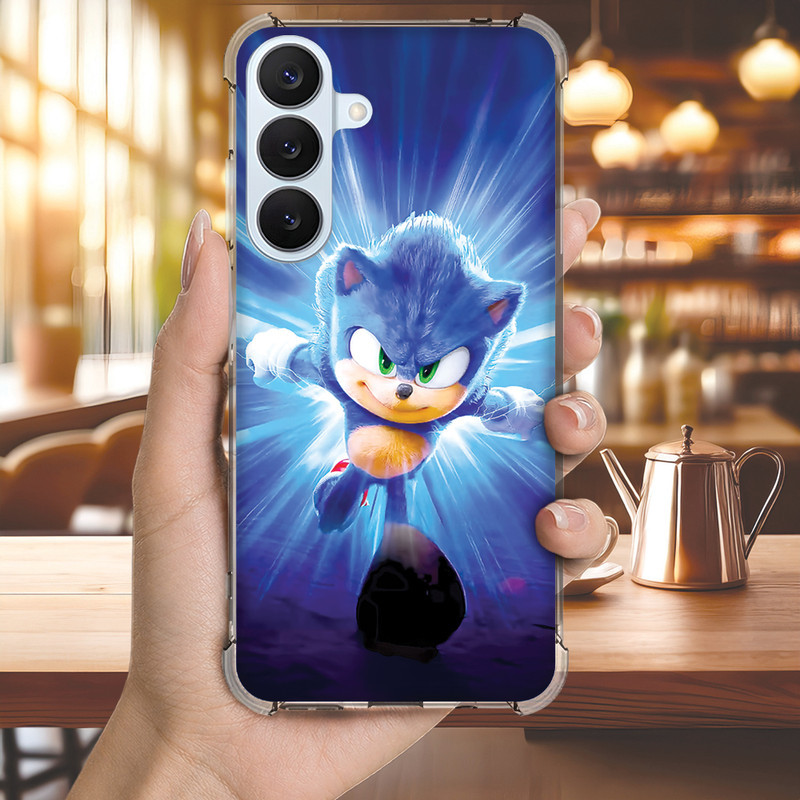 Capa Capinha GALAXY A26 A25 A24 A23 A22 A21S A20S A20 A17 A16 Anti-impacto Personalizada gamer SONIC (4155)