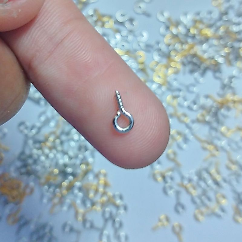 Mini Pitão/ Mini ganchos rosqueável / gancho parafuso para chaveiro