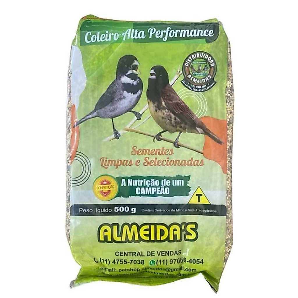 MISTURA COLEIRO ALTA PERFORMANCE A RAÇÃO DE UM CAMPEÃO 1 UN DE 500G