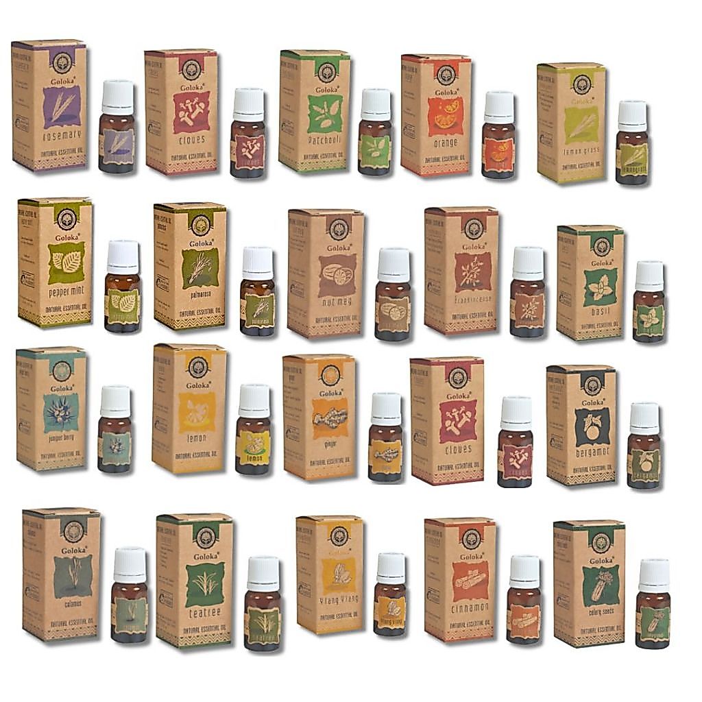 Oleo Essencial Indiano Goloka Blend Natural Vegano