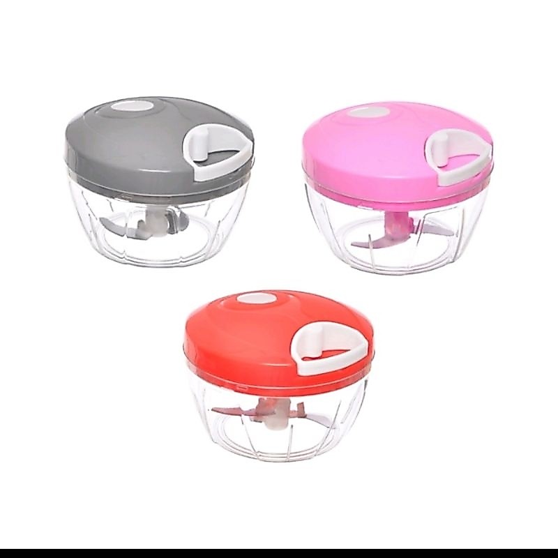 Mini triturador/Processador De Alimentos Manual 3 Lâminas -  500ml