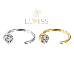 Piercing Septo, Rook, Conch, Nariz G-ring AÇo CirÚrgico Pvd Strass《Lomiss piercing》