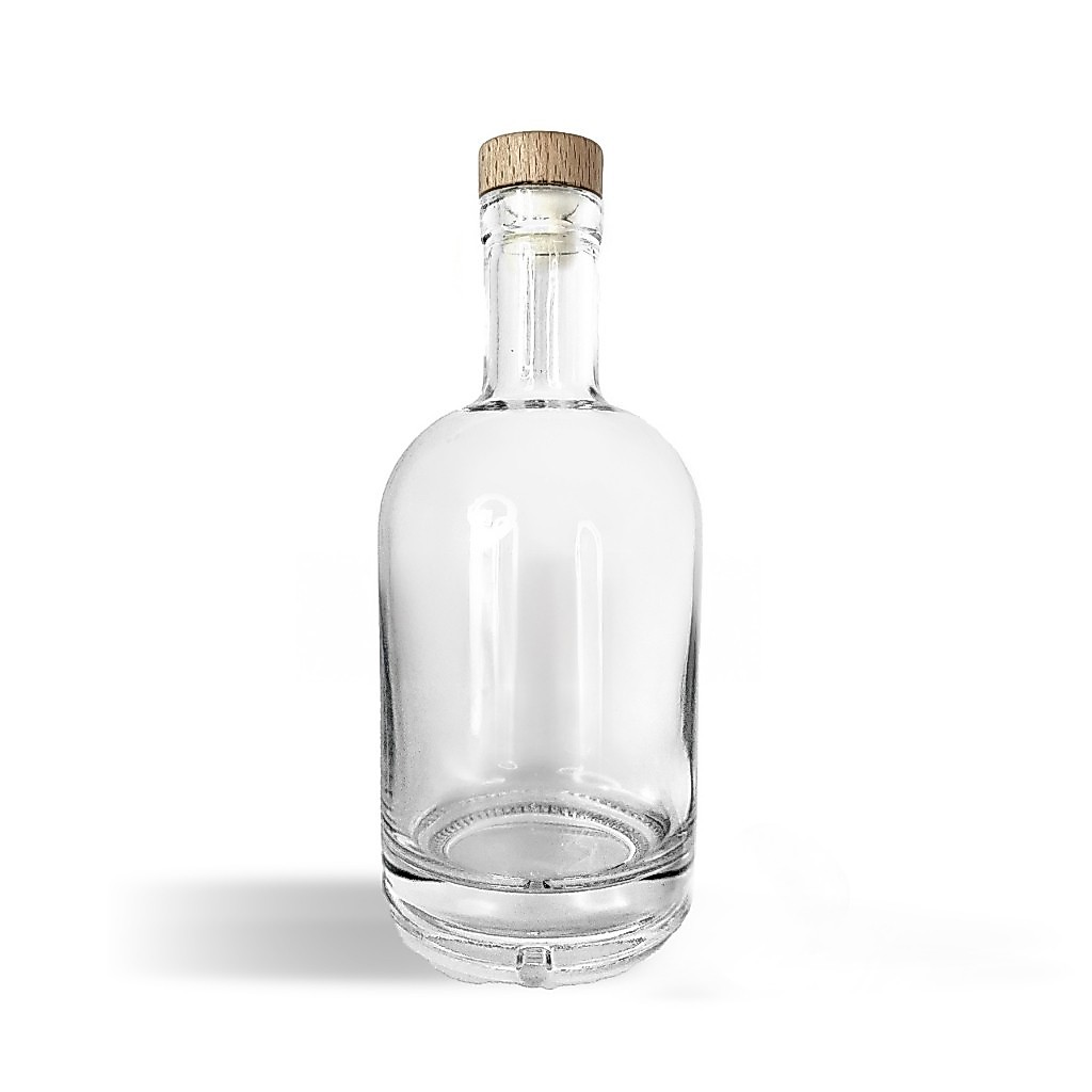 Garrafa De Vidro Vazia 375 ml Com Tp Rolha Kaleido