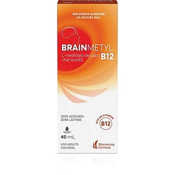 Suplemento Alimentar Mantecorp Brainmetyl B12 Uso Oral - 40ml