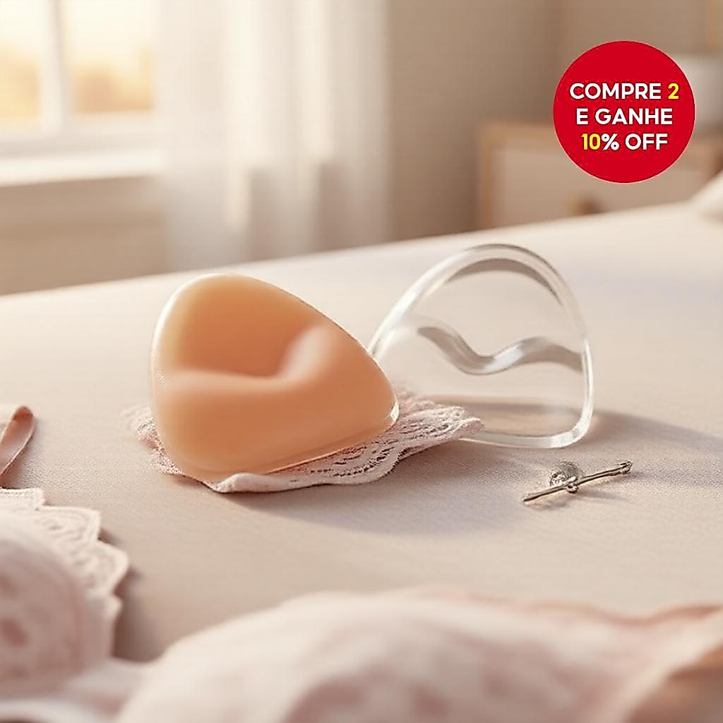 Almofadas de Sutiã Hipoalergênicas de Silicone Push-Up – Reutilizáveis e Respiráveis, Ideais para Casamento, Biquíni,