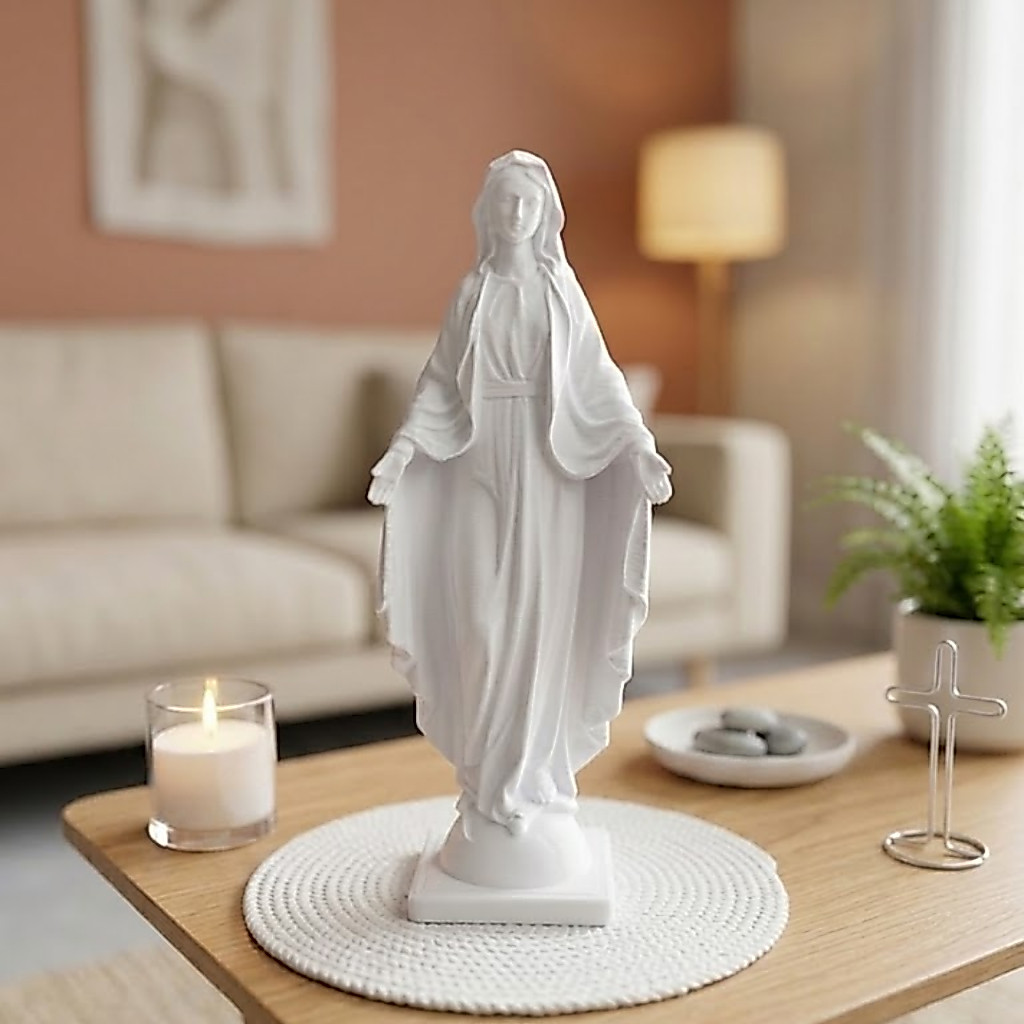 Imagem Religiosa Nossa Senhora Aparecida Decoração Minimalista Decorativa 20cm