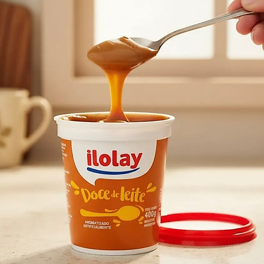 Doce de Leite Ilolay Cremoso Importado 400g.