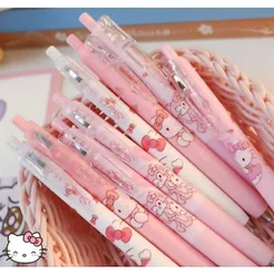 Caneta Apagável Hello Kitty - Ponta Ultra Fina (0.05mm) - Rosa